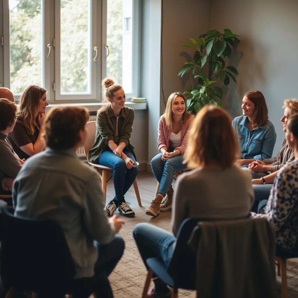Účastníci workshopu diskutující ve skupině